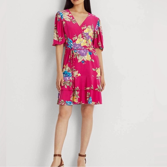 NWT LAUREN RALPH LAUREN‎ FLORAL DRESS - Picture 11 of 11